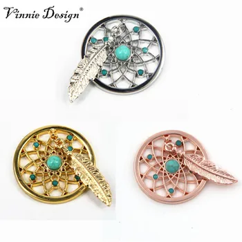 Vinnie Design Jewelry 33MM Dreamcatcher Coin Disc for My Coin Holder Pendant 10pcs/lot
Vinnie Design Jewelry 33MM Dreamcatcher Coin Disc for My Coin Holder Pendant 10pcs/lot
