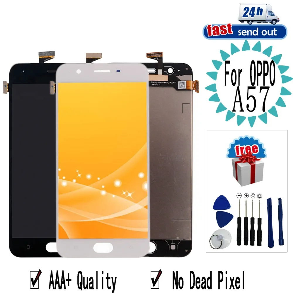 5.2" A57 LCD For OPPO A57 LCD Display Touch Screen Digitizer Assembly Replacement with Frame For OPPO A57
5.2" A57 LCD For OPPO A57 LCD Display Touch Screen Digitizer Assembly Replacement with Frame For OPPO A57