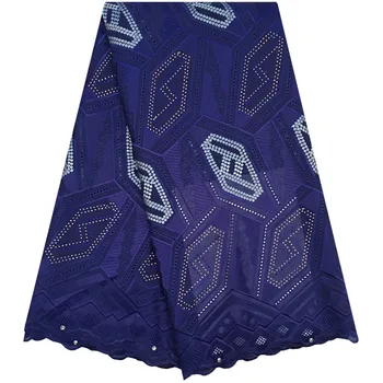 2018 Royal Blue Color Latest African Cotton Swiss Voile Lace Fabric High Quality African Swiss Voile Lace In Switzerland A1265
2018 Royal Blue Color Latest African Cotton Swiss Voile Lace Fabric High Quality African Swiss Voile Lace In Switzerland A1265
