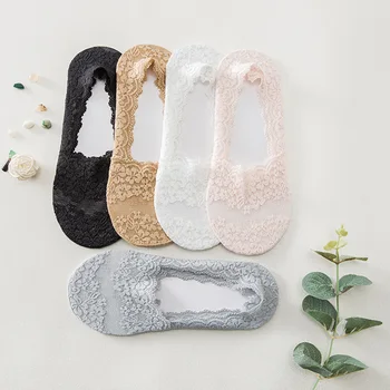 Antiskid Transparent Short Lace Socks Womens Summer Hollow Out Boat Socks Slippers Female Soft Low Invisible Socks
Antiskid Transparent Short Lace Socks Womens Summer Hollow Out Boat Socks Slippers Female Soft Low Invisible Socks
