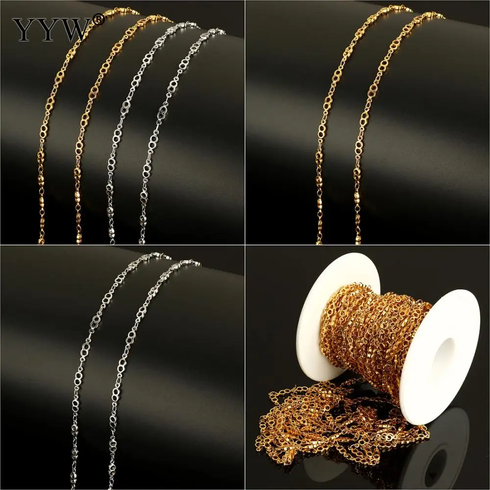 Stainless Steel Chain Christmas Gift women men necklace chain figure-8 chain 10m/Spool with plastic spool reel bobbin plated
Stainless Steel Chain Christmas Gift women men necklace chain figure-8 chain 10m/Spool with plastic spool reel bobbin plated