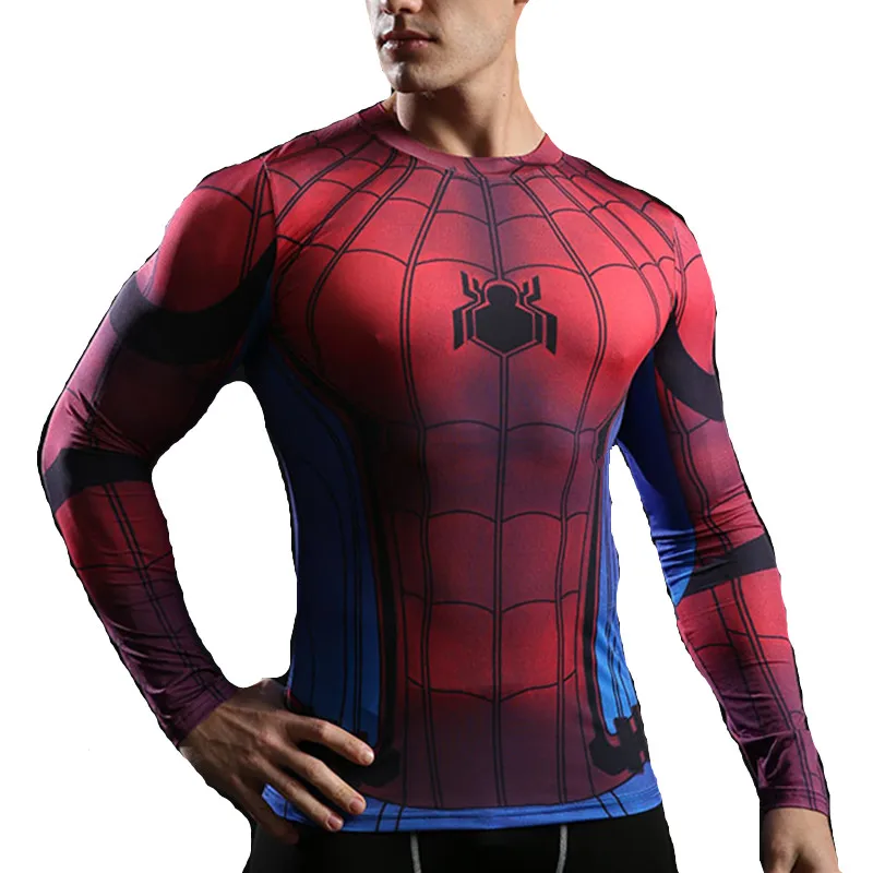 New Man Compression T-shirt Spiderman 3D Print Tees Slim Fit Tops Fitness Clothing Character Spider Men Tshirts Rashguard
New Man Compression T-shirt Spiderman 3D Print Tees Slim Fit Tops Fitness Clothing Character Spider Men Tshirts Rashguard