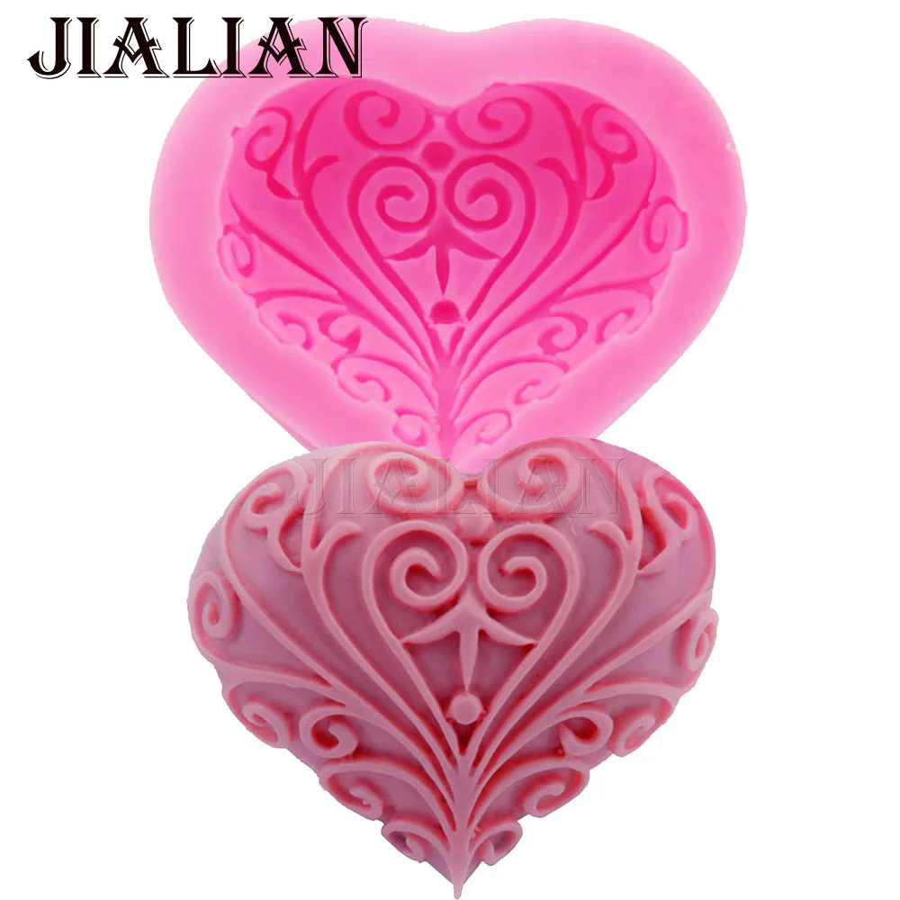 Love shape for Wedding Cake Decoration tools Heart Silicone Mold baking Fondant Mould handmade soap mold T0733
Love shape for Wedding Cake Decoration tools Heart Silicone Mold baking Fondant Mould handmade soap mold T0733