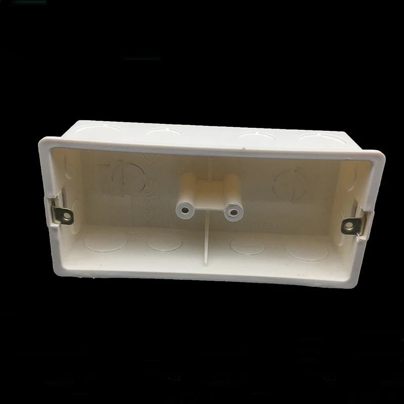 Type 86 PVC Flame Retardant 2-Gang Junction Dark Box Universal Switch Socket Bottom Wall Mount Switch Box
Type 86 PVC Flame Retardant 2-Gang Junction Dark Box Universal Switch Socket Bottom Wall Mount Switch Box