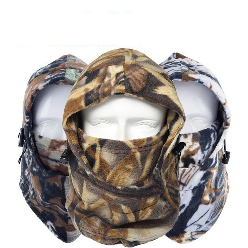 Hunting Ski Cycling Motorcycle Camo Camouflage Warm Fleece Balaclava Hood Wind Winter Hat Snowboard Full Face Mask Skull Beanies
Hunting Ski Cycling Motorcycle Camo Camouflage Warm Fleece Balaclava Hood Wind Winter Hat Snowboard Full Face Mask Skull Beanies