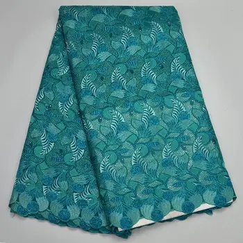 2018 Latest design African Swiss lace High Quality french Green lace fabrics 5 yards fabric 100% cotton clothing dress JE001
2018 Latest design African Swiss lace High Quality french Green lace fabrics 5 yards fabric 100% cotton clothing dress JE001
