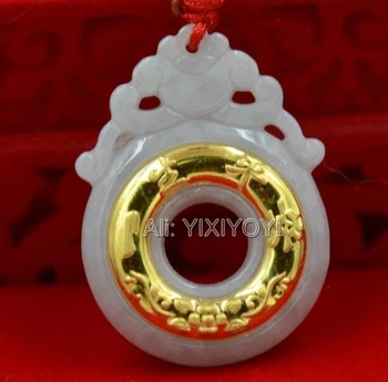 Charming Natural Grade A Jadeite Jade + 18K Solid Gold Chinese Round Hollow Amulet Pendant + Free Necklace Jewelry Certificate
Charming Natural Grade A Jadeite Jade + 18K Solid Gold Chinese Round Hollow Amulet Pendant + Free Necklace Jewelry Certificate