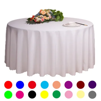 Modern Solid Color Table Cover Wedding Banquet Decoration Polyester Table Cloth Hotel Table Mats Dining Round White Tablecloths
Modern Solid Color Table Cover Wedding Banquet Decoration Polyester Table Cloth Hotel Table Mats Dining Round White Tablecloths