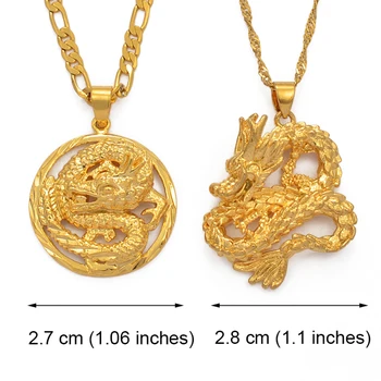 Anniyo Dragon Pendant Necklaces for Women Men Gold Color Jewellery Cubic Zirconia Mascot Ornaments Lucky Symbol Gifts #000237
Anniyo Dragon Pendant Necklaces for Women Men Gold Color Jewellery Cubic Zirconia Mascot Ornaments Lucky Symbol Gifts #000237