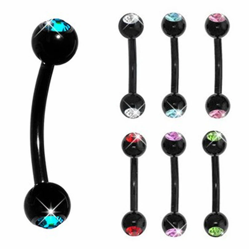 2PCS Stainless Steel Black Plated Eyebrow Piercing Ball Banana Eyebrow Ring Labret Bars Body Piercing Jewelry Free Shipping
2PCS Stainless Steel Black Plated Eyebrow Piercing Ball Banana Eyebrow Ring Labret Bars Body Piercing Jewelry Free Shipping