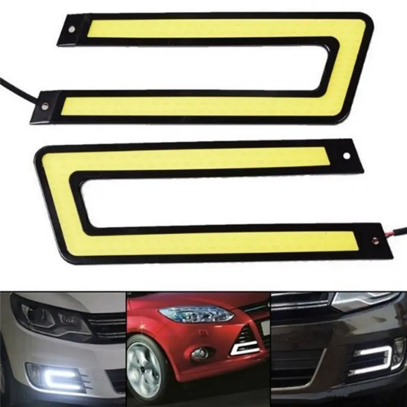 2pcs/lot Daytime Running Light DRL Car Led Front Fog Lamp White DC 12V Light Source U Shape Car Working Lights
2pcs/lot Daytime Running Light DRL Car Led Front Fog Lamp White DC 12V Light Source U Shape Car Working Lights