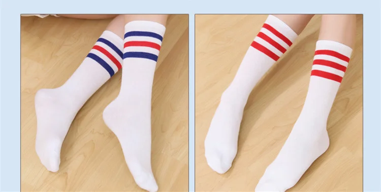 Brazil Flag Peace Womens Knee High Socks Winter Warm Boot Socks Tube Stockings