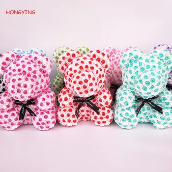 2020 rose bear with heart artificial roses foam roses flower teddy bear Valentine's Day gifts Mother's Day 35 cm high
2020 rose bear with heart artificial roses foam roses flower teddy bear Valentine's Day gifts Mother's Day 35 cm high