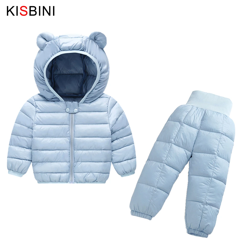 KISBINI Winter Snowsuit for Girls Boys Warm Down Jacket Kid Parkas Coat + Pants Clothing Set 2pcs Children Clothes 2 3 4 Years
KISBINI Winter Snowsuit for Girls Boys Warm Down Jacket Kid Parkas Coat + Pants Clothing Set 2pcs Children Clothes 2 3 4 Years
