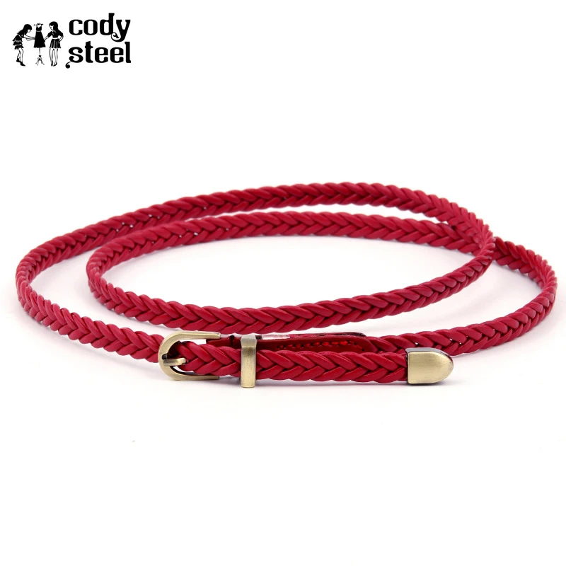 Cody Steel Manual Woven PU Leather Belt Woman Casual Vintage Women Belt Brand All-Match Waist Rope Belts For Girl
Cody Steel Manual Woven PU Leather Belt Woman Casual Vintage Women Belt Brand All-Match Waist Rope Belts For Girl