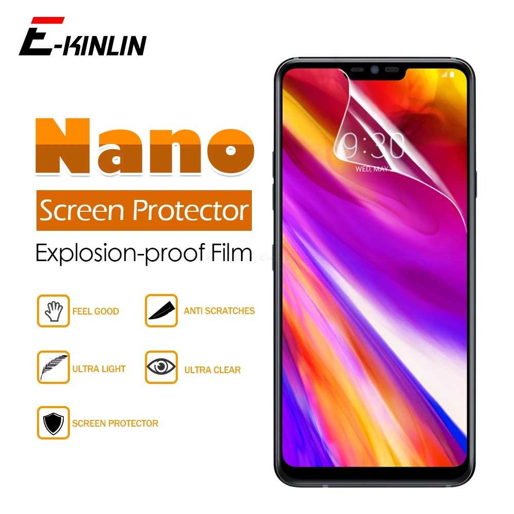 Soft Guard Anti Explosion Nano Protective Film For LG G7 Q7 Q6 Plus ThinQ Q6a Q7a Alpha Noir Prime Clear Glossy Screen Protector
Soft Guard Anti Explosion Nano Protective Film For LG G7 Q7 Q6 Plus ThinQ Q6a Q7a Alpha Noir Prime Clear Glossy Screen Protector