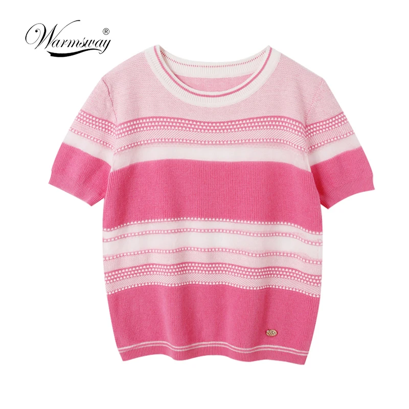 Warmsway Womens see through T shirts 2019 Contrast Striped Trim Tee Shirt Pink korean harajuku kawaii kiko Summer Tops B-174
Warmsway Womens see through T shirts 2019 Contrast Striped Trim Tee Shirt Pink korean harajuku kawaii kiko Summer Tops B-174