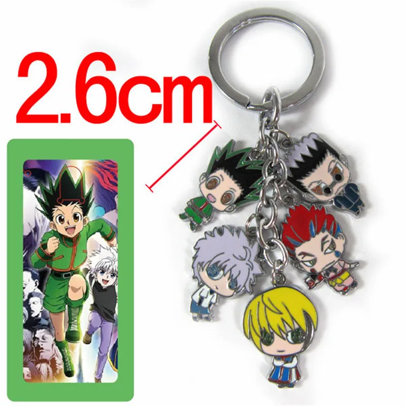 HUNTER X HUNTER Dolls Keychains Toys HUNTERxHUNTE Gon Freecss Killua Zoldyck Kurapika Leorio Hisoka Model Metal keychain
HUNTER X HUNTER Dolls Keychains Toys HUNTERxHUNTE Gon Freecss Killua Zoldyck Kurapika Leorio Hisoka Model Metal keychain