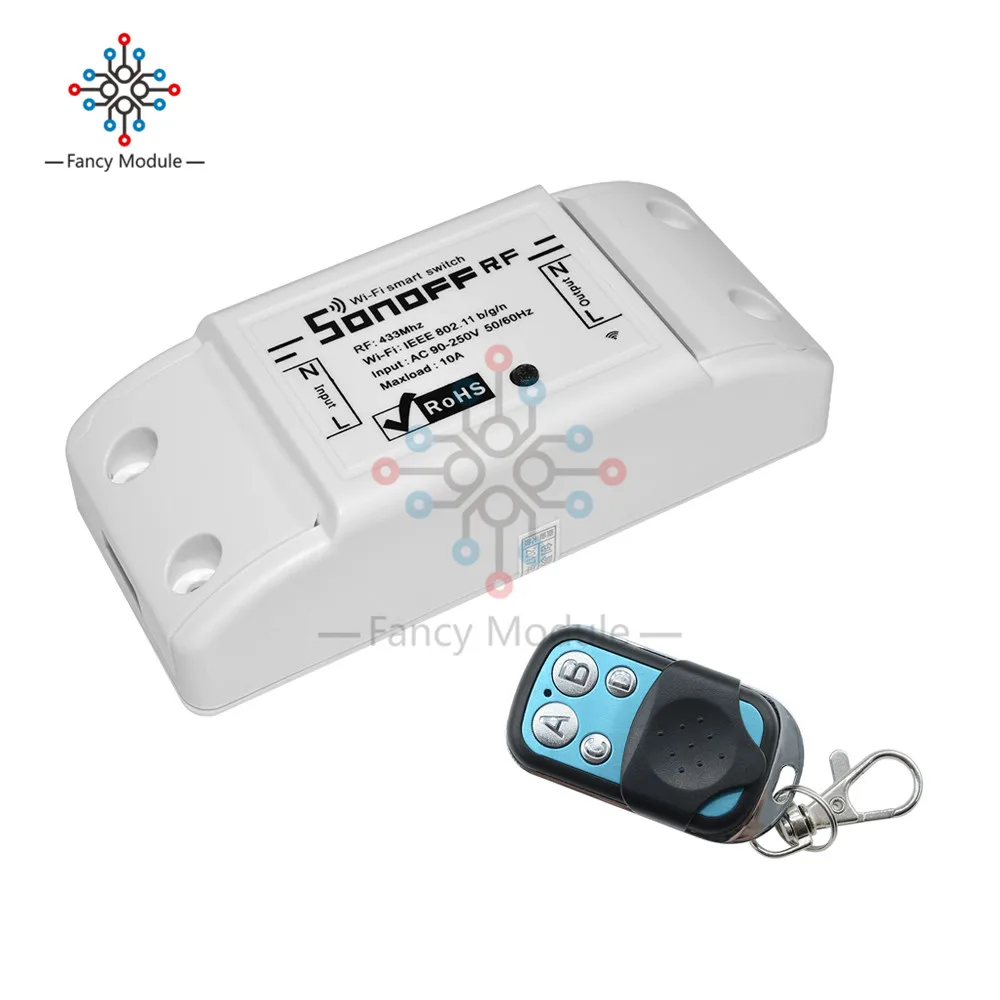 433mHz RF WIFI Smart Remote Control Switch WIFI Remote Controller Modified Internet of Things Switch Module for Intelligent Home
433mHz RF WIFI Smart Remote Control Switch WIFI Remote Controller Modified Internet of Things Switch Module for Intelligent Home