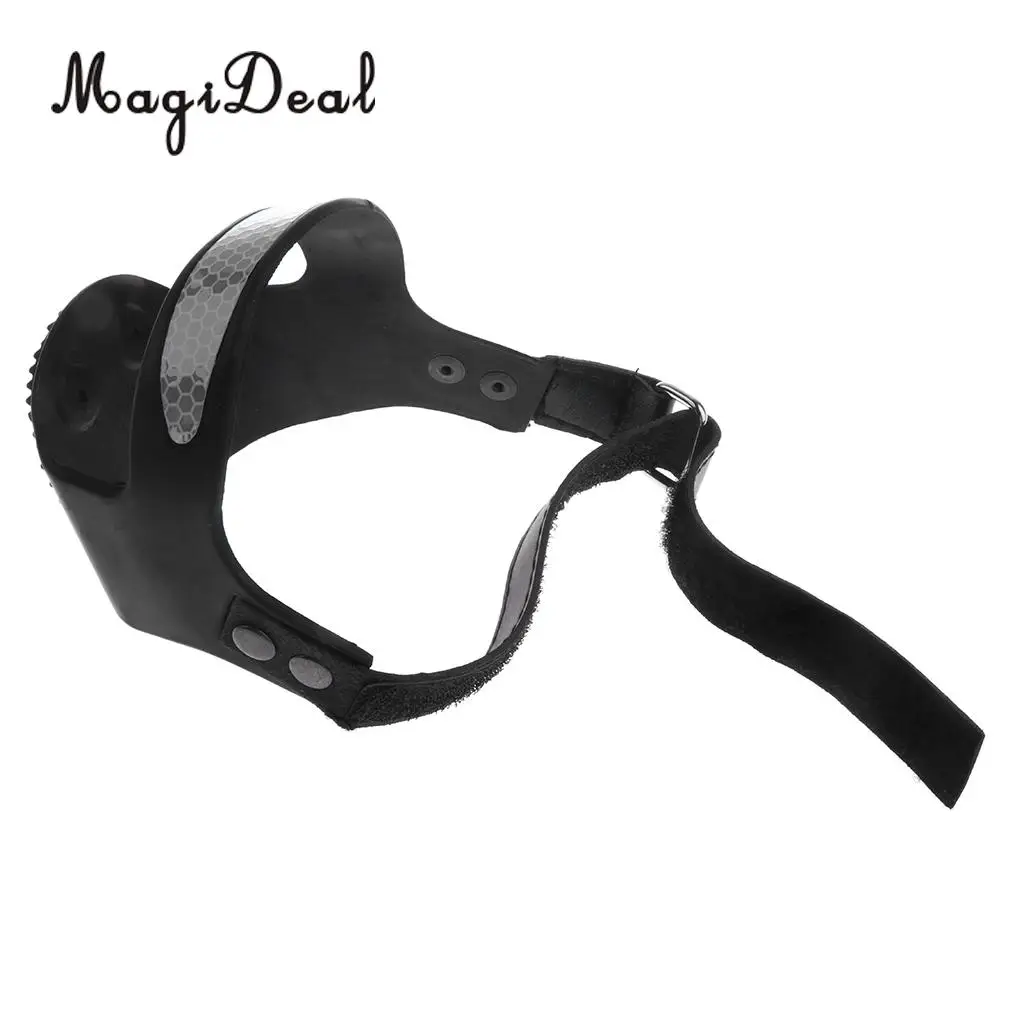 MagiDeal Strap-On Heel Traction Cleats Grips Ice Snow Crampons Anti Slip Grippers, Easily Attaches Over Heel of Shoe/Boot