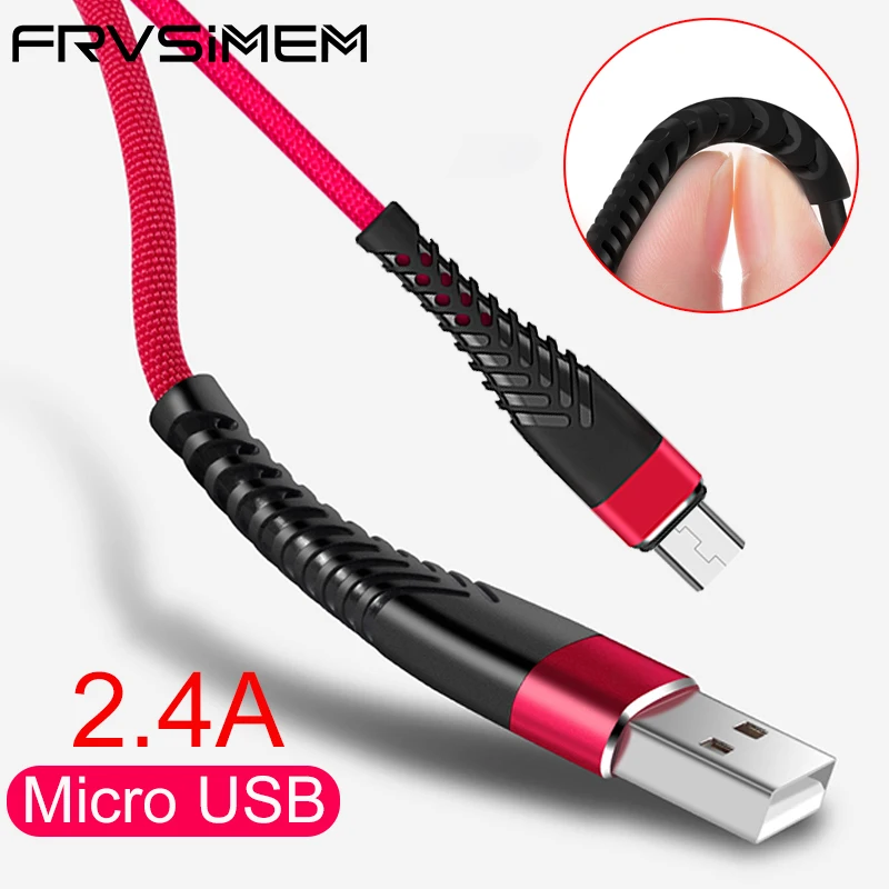 Micro USB Cable 2.4 A Max Micro USB Charger Data Cable Charger Cable Cord for Samsung Huawei Honor Xiaomi Android Mobile Phone
Micro USB Cable 2.4 A Max Micro USB Charger Data Cable Charger Cable Cord for Samsung Huawei Honor Xiaomi Android Mobile Phone