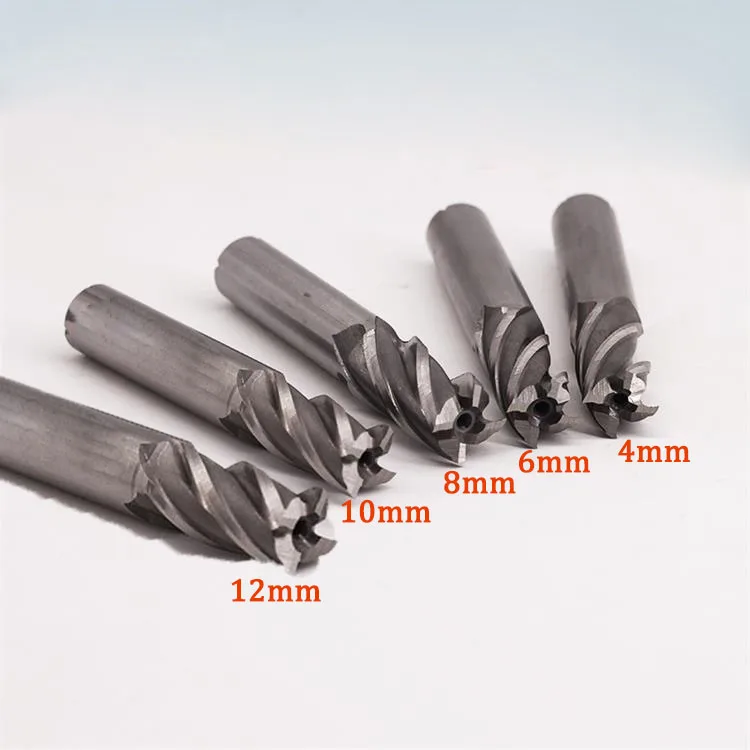 Free shipping Hot Sale 5pcs/set HSS CNC Straight Shank 4 Flutes End Mill Milling Cutter Drill Bits 4 6 8 10 12mm
Free shipping Hot Sale 5pcs/set HSS CNC Straight Shank 4 Flutes End Mill Milling Cutter Drill Bits 4 6 8 10 12mm