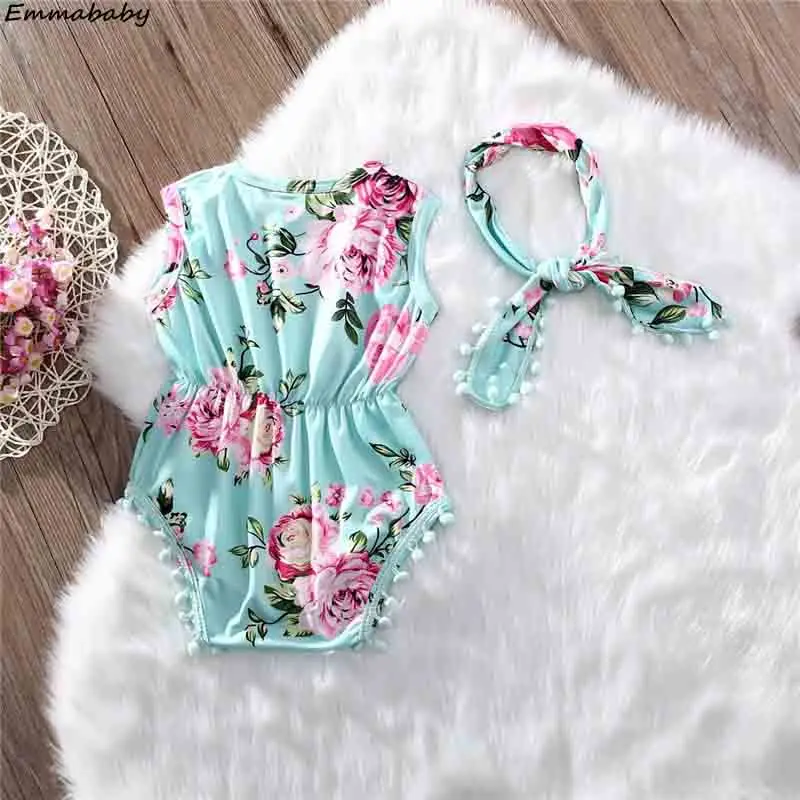 2Pcs Sets Newborn Baby Girls Floral Tassel Sleeveless Rompers Jumpsuits Headband Playsuit Lovely Baby Clothes Outfits Sets
2Pcs Sets Newborn Baby Girls Floral Tassel Sleeveless Rompers Jumpsuits Headband Playsuit Lovely Baby Clothes Outfits Sets
