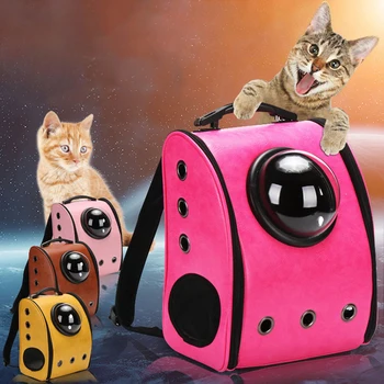 Outdoor Pet Dog Carrier Bag Cat Backpack Breathable Space Capsule Bag Travel Puppy Walking Shoulder Bag Animal Carrying Supplies
Outdoor Pet Dog Carrier Bag Cat Backpack Breathable Space Capsule Bag Travel Puppy Walking Shoulder Bag Animal Carrying Supplies