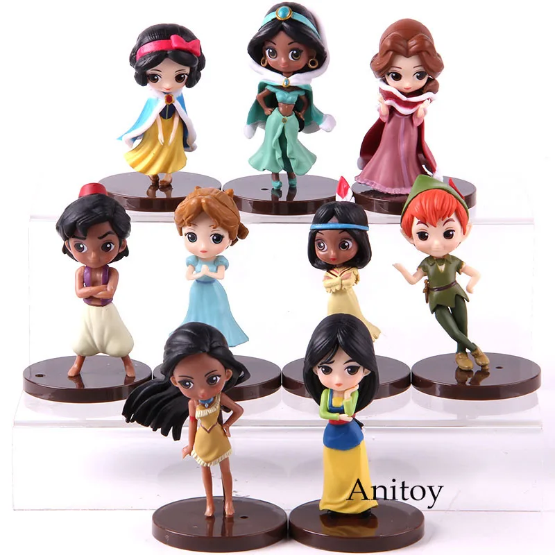 Qposket Characters Aladdin Mulan Belle Peter Pan Jasmine Tinker Bell Action Figure Anime PVC Collectible Model Toy 9pcs/set
Qposket Characters Aladdin Mulan Belle Peter Pan Jasmine Tinker Bell Action Figure Anime PVC Collectible Model Toy 9pcs/set