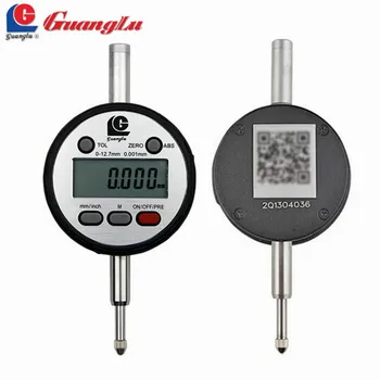 GUANGLU Digital Indicator 0-12.7mm/0.001mm LCD Display Electronic Test Dial Indicator Guage Measuring Tools 
GUANGLU Digital Indicator 0-12.7mm/0.001mm LCD Display Electronic Test Dial Indicator Guage Measuring Tools