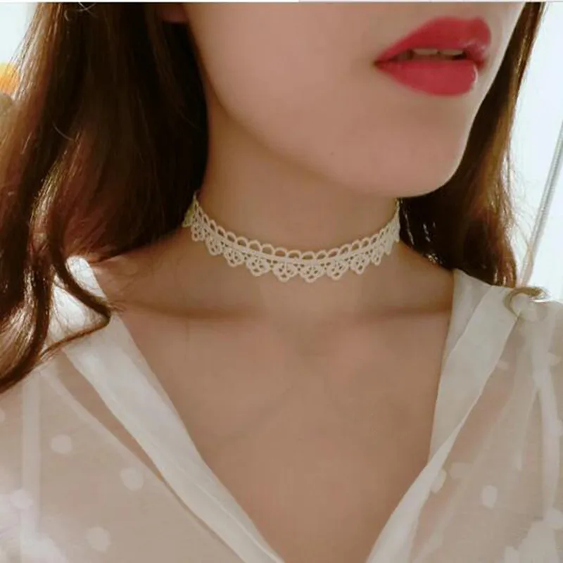 2017 new jewelry handmade custom fashion new choker white Sen simple minimalist lace chain chain
2017 new jewelry handmade custom fashion new choker white Sen simple minimalist lace chain chain