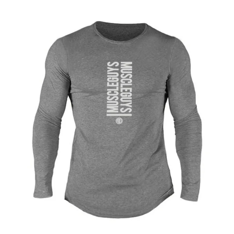 Muscleguys New Fashion High Quality Sportswear T-shirt Men long Sleeve Fitness Tee shirt Men's Gyms Tshirt Bodybuilding T-shirt
Muscleguys New Fashion High Quality Sportswear T-shirt Men long Sleeve Fitness Tee shirt Men's Gyms Tshirt Bodybuilding T-shirt
