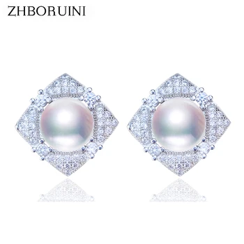 ZHBORUINI 2019 Pearl Earrings 925 Sterling Silver Jewelry For Women Natural Freshwater Pearl Jewelry Square Stud Earrings Gift
ZHBORUINI 2019 Pearl Earrings 925 Sterling Silver Jewelry For Women Natural Freshwater Pearl Jewelry Square Stud Earrings Gift