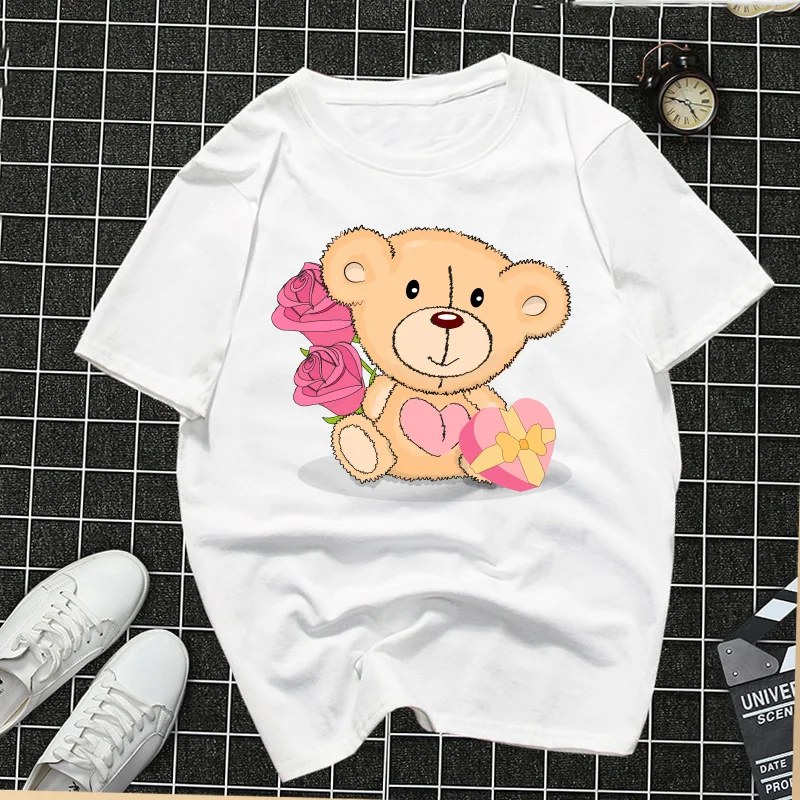 T shirts Women Cotton 2019 Summer Hot Tees Cartoon Printed Casual O-Neck Short Sleeve Harajuku Fashion White T-shirt Female Tops
T shirts Women Cotton 2019 Summer Hot Tees Cartoon Printed Casual O-Neck Short Sleeve Harajuku Fashion White T-shirt Female Tops