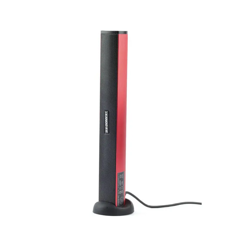 3.5mm USB Power Laptop Computer PC Notebook Audio Speaker Audio Stereo Amplifier Soundbar Earphone Jack with Holder Red Black
3.5mm USB Power Laptop Computer PC Notebook Audio Speaker Audio Stereo Amplifier Soundbar Earphone Jack with Holder Red Black