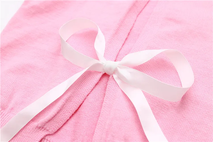 2018 Autumn Spring 2-10 Years Old Gift Children'S Clothing O-Neck Long Sleeve Candy Color Knitted Kids Baby Girls Sweater (26)