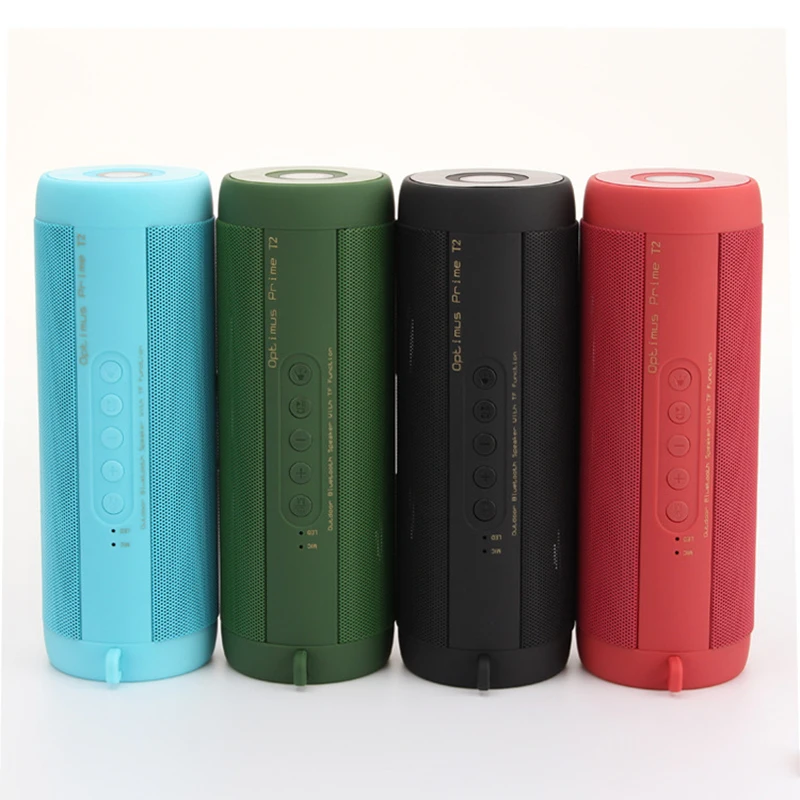 Original T2 Bluetooth Speaker Waterproof Portable Outdoor Wireless Mini Column Box Speaker Support TF card FM Stereo Hi-Fi Boxes
Original T2 Bluetooth Speaker Waterproof Portable Outdoor Wireless Mini Column Box Speaker Support TF card FM Stereo Hi-Fi Boxes