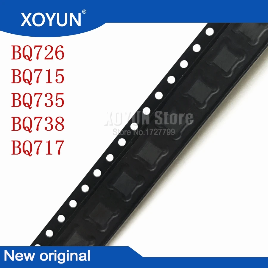 5pcs/lot BQ726 BQ715 BQ735 BQ738 BQ717 BQ24726 BQ24715 BQ24735 BQ24738 BQ24717 QFN-20 100%New
5pcs/lot BQ726 BQ715 BQ735 BQ738 BQ717 BQ24726 BQ24715 BQ24735 BQ24738 BQ24717 QFN-20 100%New