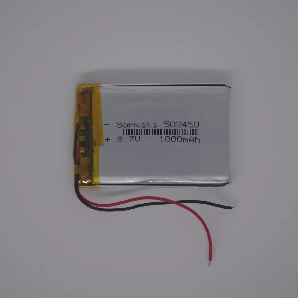 NEW GPS 503450 053450 1000mah lithium-ion polymer battery 3.7V MP3/4 navigation intelligent water meter lithium batteries naviga
NEW GPS 503450 053450 1000mah lithium-ion polymer battery 3.7V MP3/4 navigation intelligent water meter lithium batteries naviga