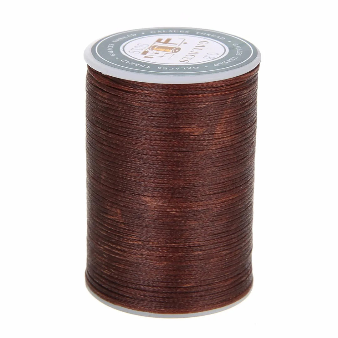 Polyester Microfiber Waxed Thread 0.8mm DIY Waxed Thread Cord String Leather Sewing Hand Wax Stitching For Arts Crafts Shoe Hat