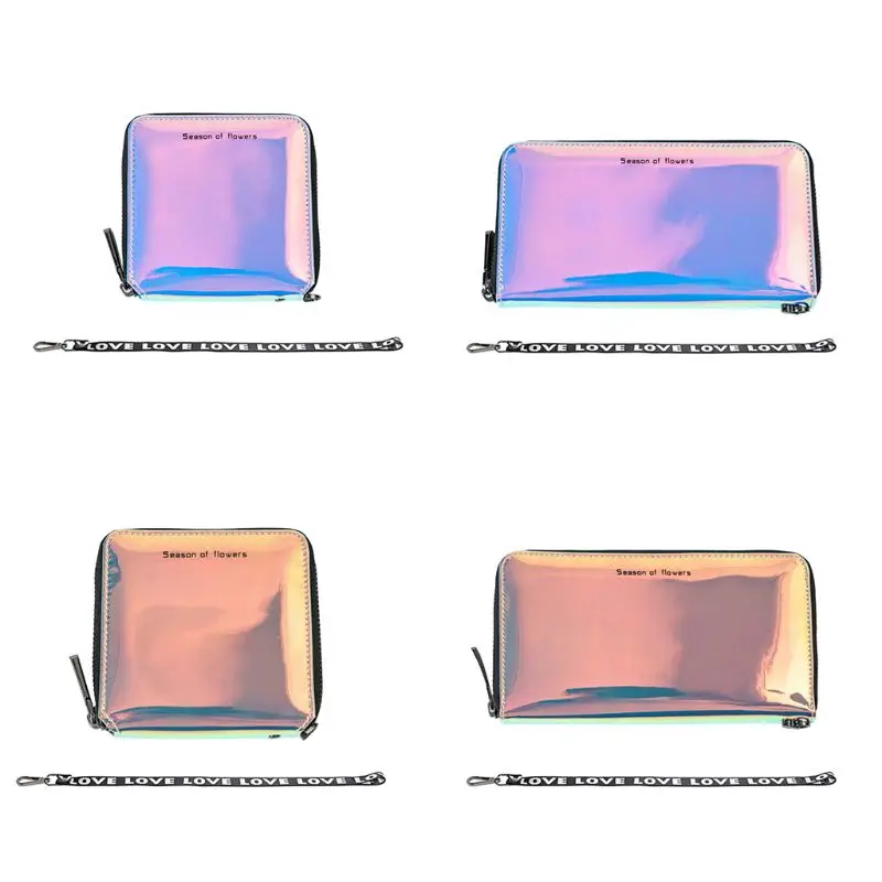 Fashion Bifold Holographic Laser Women Leather Wallet Zipper Clutch Card Holder Purse Lady Handbag
Fashion Bifold Holographic Laser Women Leather Wallet Zipper Clutch Card Holder Purse Lady Handbag