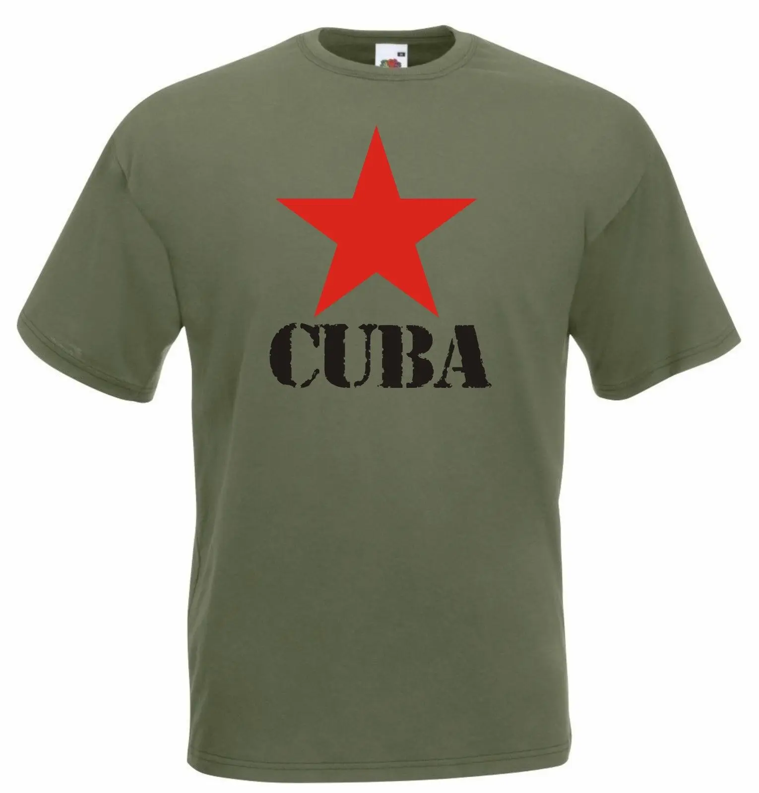 CUBA T-SHIRT RED STAR WITH TEXT COMMUNIST CASTRO REVOLUTION POLITICAL COLD WAR free shipping
CUBA T-SHIRT RED STAR WITH TEXT COMMUNIST CASTRO REVOLUTION POLITICAL COLD WAR free shipping