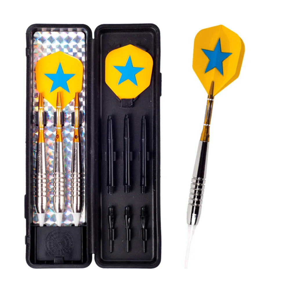 3Pcs 16g Professional Safe Dart Soft Plastic Tip Silver Plated Copper Barrel PET Flight Competition Training Electronic Dart
3Pcs 16g Professional Safe Dart Soft Plastic Tip Silver Plated Copper Barrel PET Flight Competition Training Electronic Dart