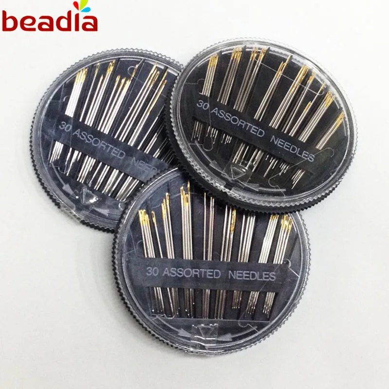 30 pcs/lot Sewing Needle Set Assorted Hand Embroidery Mending Quilt Sew Case Tools for DIY Crafts Patches Fashion
30 pcs/lot Sewing Needle Set Assorted Hand Embroidery Mending Quilt Sew Case Tools for DIY Crafts Patches Fashion