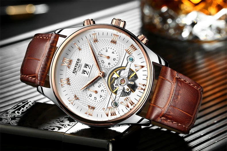 Automatic Men Waterproof Tourbillon Watch