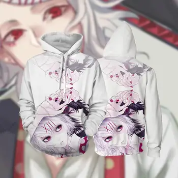 Anime Tokyo Ghoul Cosplay Hoodie 3D Sweatshirt Kaneki Ken Girl Women Hooded Casual Sweatshirts Fashion Streetwear Clothes
Anime Tokyo Ghoul Cosplay Hoodie 3D Sweatshirt Kaneki Ken Girl Women Hooded Casual Sweatshirts Fashion Streetwear Clothes