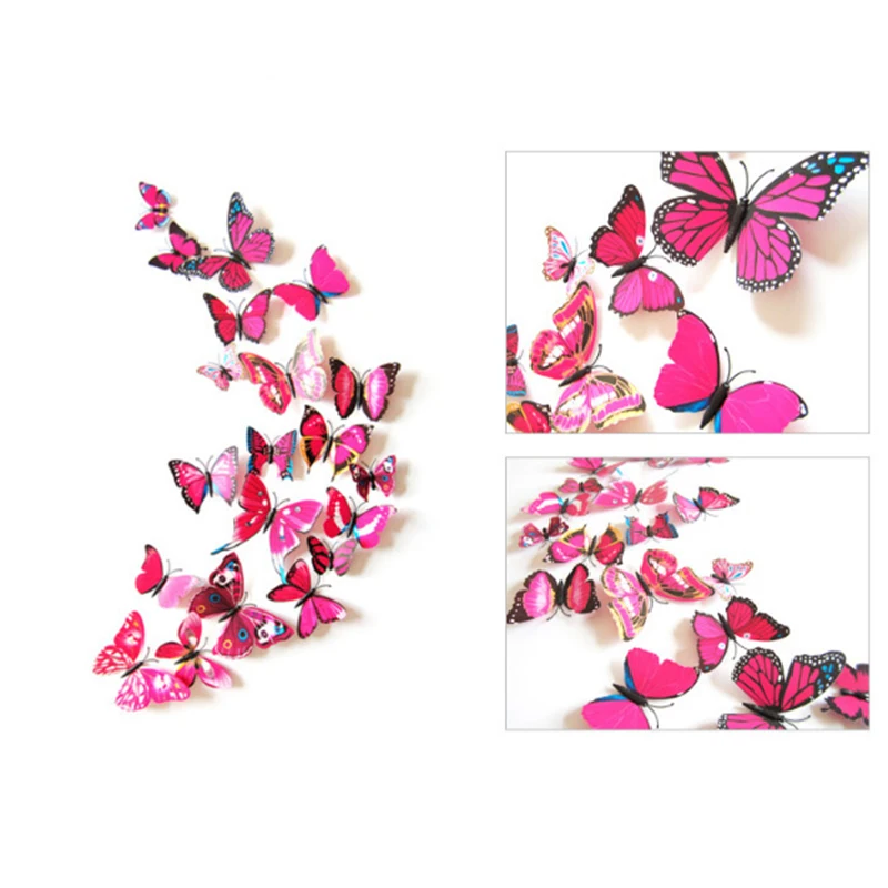 Color 3D Butterfly Wall Sticker 12 Pack Magnet Fridge Stickers Wall Sticker Bedroom Decoration Sticker Home Decoration Art
Color 3D Butterfly Wall Sticker 12 Pack Magnet Fridge Stickers Wall Sticker Bedroom Decoration Sticker Home Decoration Art