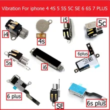 Véritable nouveau vibrateur de câble flexible pour iPhone 4 4 s 5 5 s 5C SE 6 6 S Plus moteur vibrateur câble flexible pièces de rechange de téléphone portable(China)