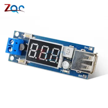 DC-DC 4.5-40V To 5V 2A USB Charger LED Step-down Buck Converter Voltmeter Module Low Power
DC-DC 4.5-40V To 5V 2A USB Charger LED Step-down Buck Converter Voltmeter Module Low Power