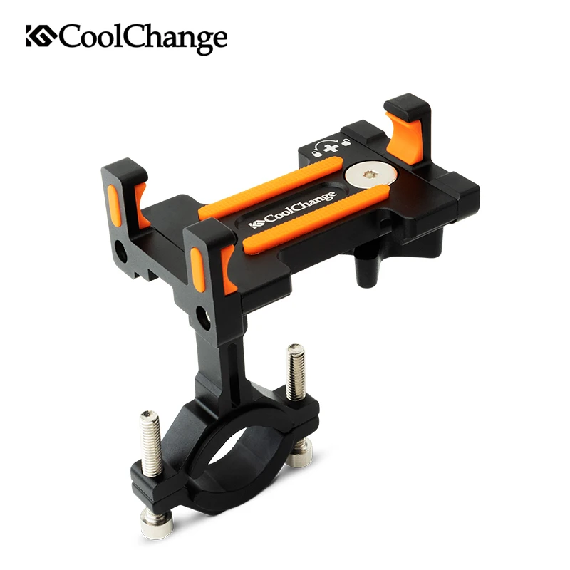 CoolChange Bicycle Phone Stand Aluminum Alloy Shockproof Adjustable Handlebar Clip Stand For iPhone Samsung Mobile Cell Phone
CoolChange Bicycle Phone Stand Aluminum Alloy Shockproof Adjustable Handlebar Clip Stand For iPhone Samsung Mobile Cell Phone